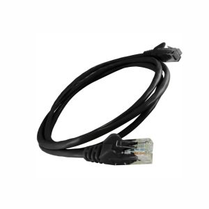 PATCH CORD CAT5E 1,5M PRETO PACIFIC NETWORK