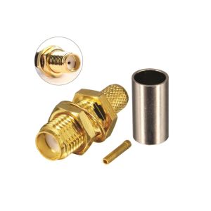 CONECTOR SMA FÊMEA REVERSO RG/RGC-58 