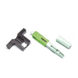 CONECTOR FAST Q1 NAZDA SC/APC SM PARA FIBRA ÓPTICA - VERDE
