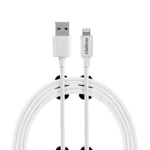 CABO USB IPHONE 1.2M PVC BRANCO - EUAL12PB