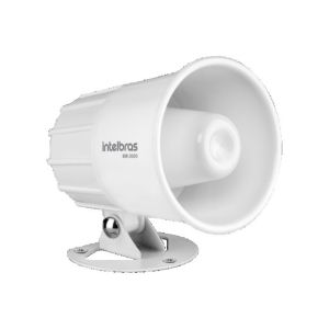 SIRENE COM FIO 9 A 15 VDC/115 DB PARA SISTEMA DE SEGURANÇA SIR 2000 BRANCA