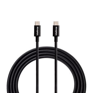 CABO USB TYPE C-C1.2M PVC BRANCO EUCC12P