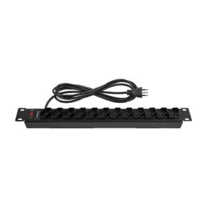 PROTETOR ELETROC 12 TOMADAS P RACK 212+ 