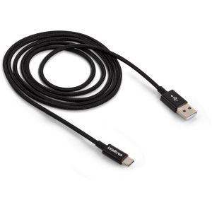 CABO USB- MICRO USB+USB-C 1,5M NYLON PT 