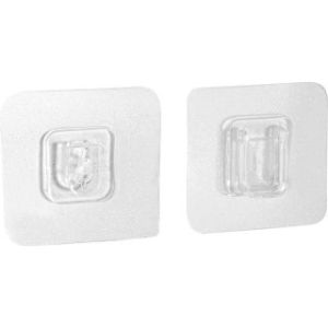 GANCHO PLAST DUPLA FACE 60X60MM VONDER